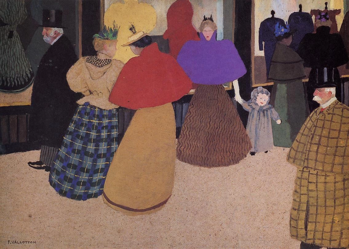 Félix Vallotton - 306, Passante (noto anche come Scena di strada)